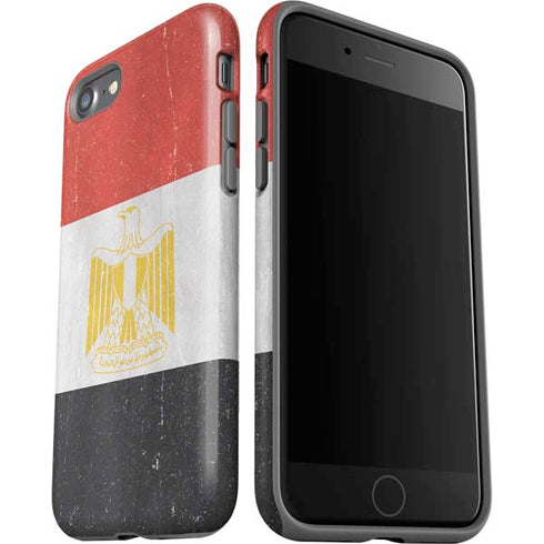 Egyptian Flag Distressed iPhone SE (2nd & 3rd Gen) Pro Case